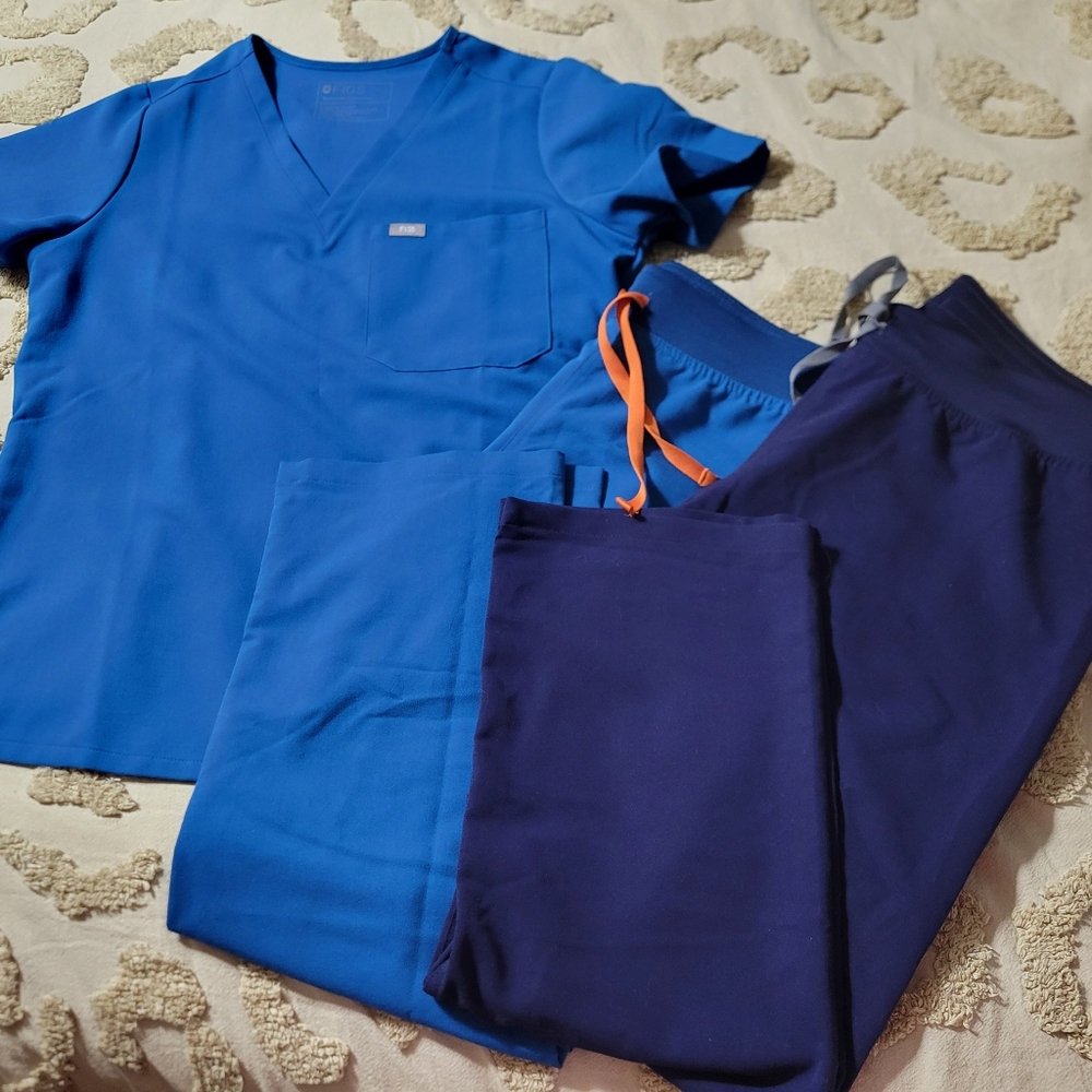 Figs navy pants